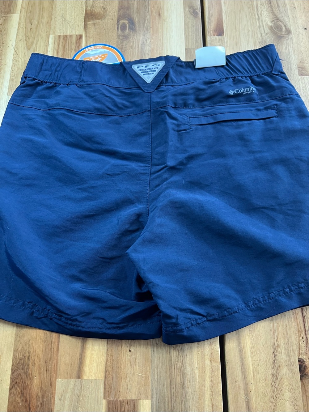 Columbia PFG Omni Wick UPF 30 Shorts Womens 4 Short Blue NWT - Picture 3 of 8